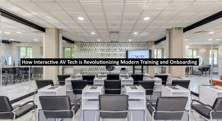 How Interactive AV Tech is Revolutionizing Modern Training and Onboarding